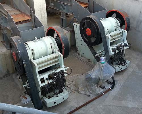 PE600*900顎破作業(yè)現(xiàn)場(chǎng)