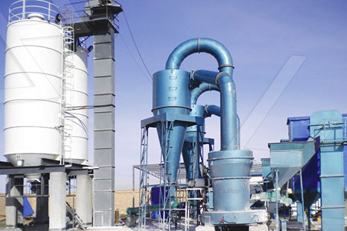 200目石灰石磨粉機(jī)生產(chǎn)案例現(xiàn)場(chǎng)