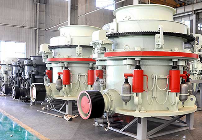 黎明不同系列的圓錐式破碎機(jī)