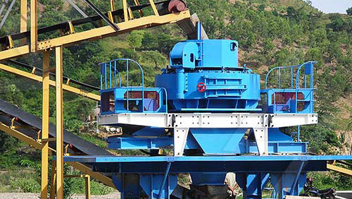 制砂機(jī)設(shè)備生產(chǎn)線現(xiàn)場(chǎng)