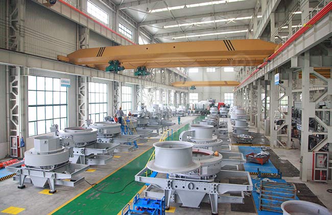 黎明重工河卵石制砂機廠家車間實拍 黎明重工河卵石制砂機廠家車間實拍