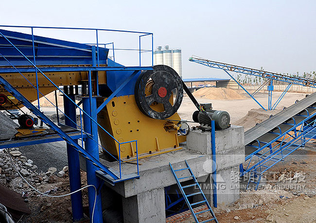 甘肅文縣石灰石制砂生產(chǎn)線(xiàn)